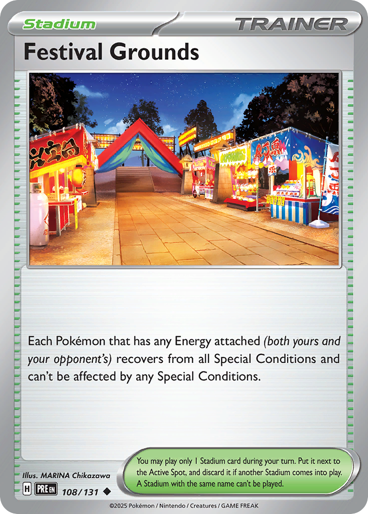 Festival Grounds (108/131) (Poke Ball Pattern) [Scarlet & Violet: Prismatic Evolutions] | Odin's Place