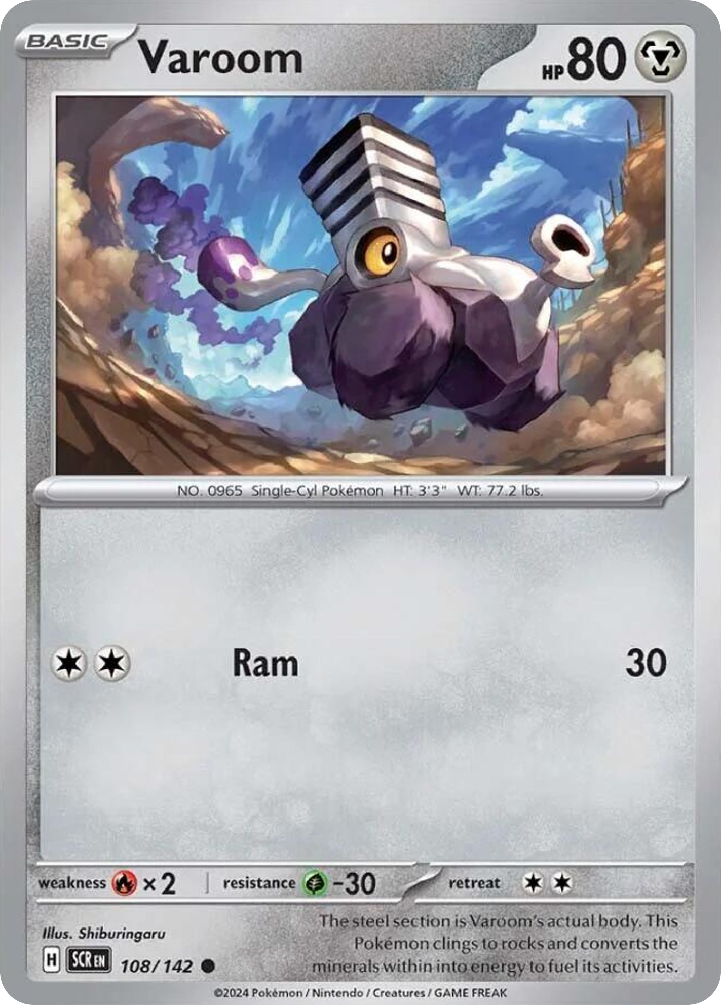 Varoom (043/064) [Scarlet & Violet: Shrouded Fable] | Odin's Place