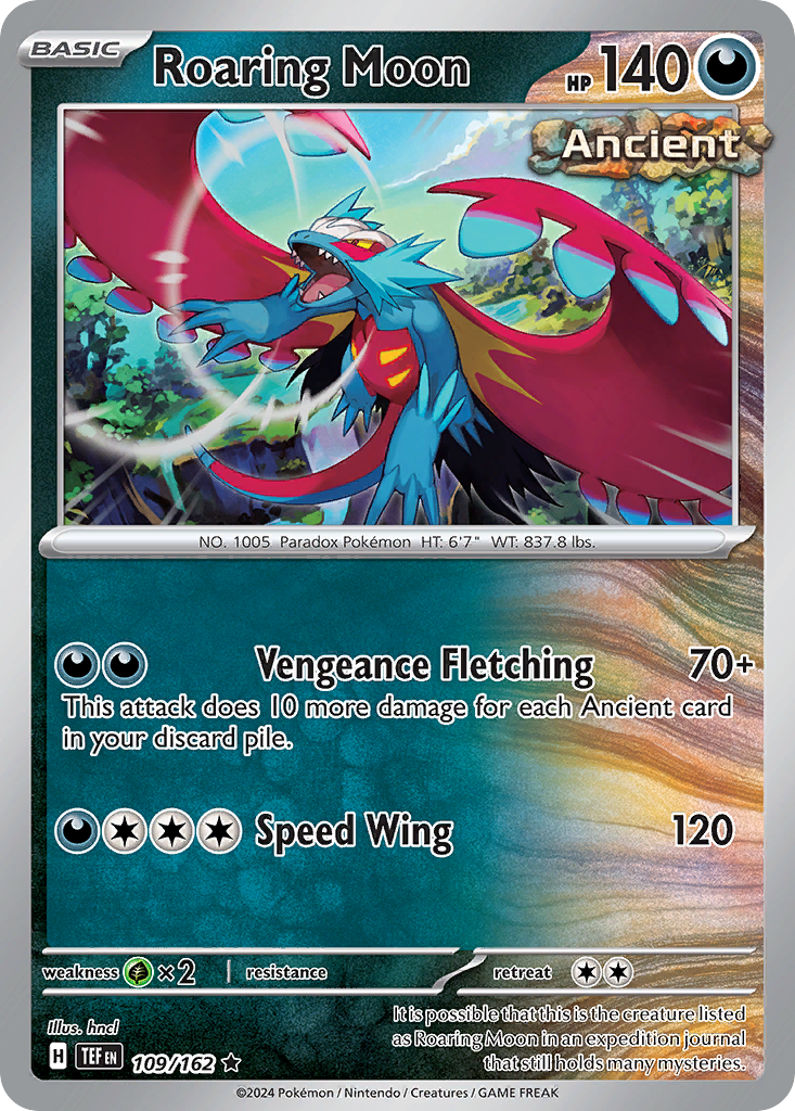 Roaring Moon (109/162) [Scarlet & Violet: Temporal Forces] | Odin's Place