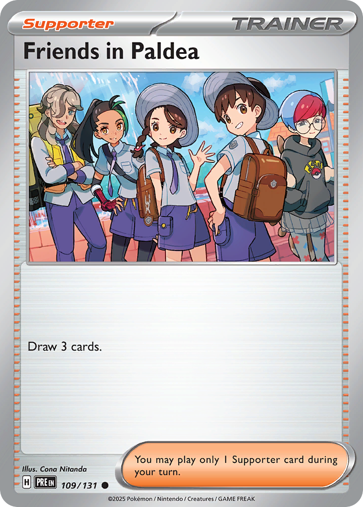 Friends in Paldea (109/131) (Poke Ball Pattern) [Scarlet & Violet: Prismatic Evolutions] | Odin's Place
