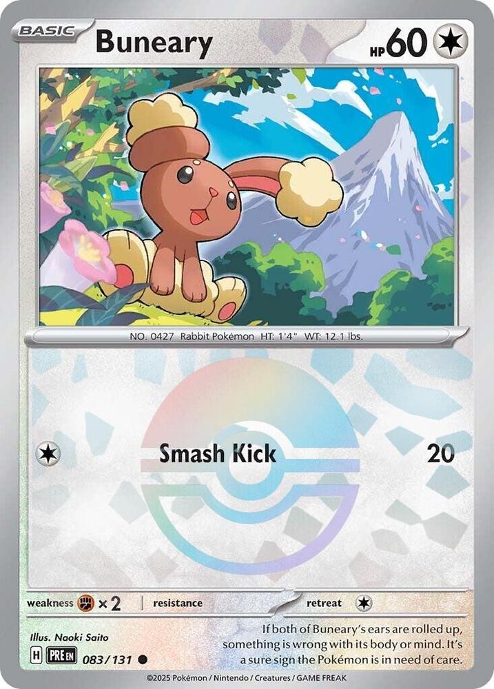 Buneary (083/131) (Poke Ball Pattern) [Scarlet & Violet: Prismatic Evolutions] | Odin's Place