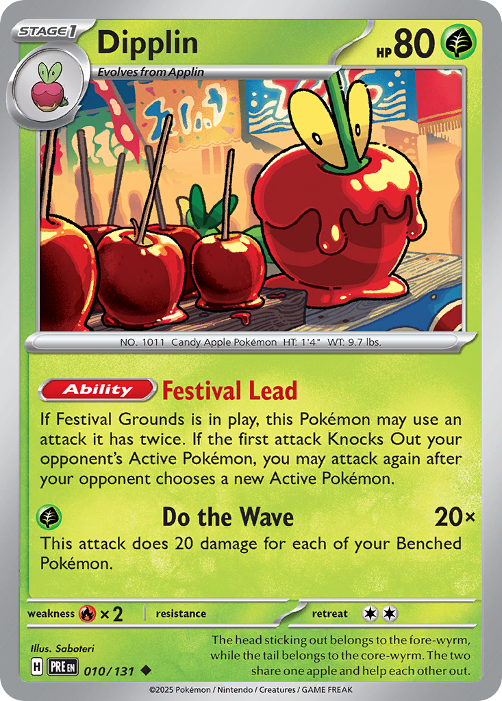 Dipplin (010/131) (Master Ball Pattern) [Scarlet & Violet: Prismatic Evolutions] | Odin's Place
