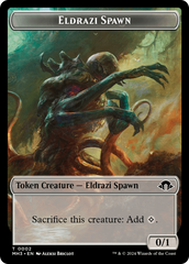 Eldrazi Spawn // Spirit (0008) Double-Sided Token [Modern Horizons 3 Tokens] | Odin's Place