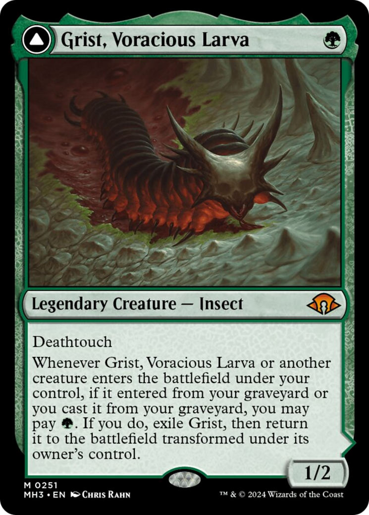 Grist, Voracious Larva // Grist, the Plague Swarm [Modern Horizons 3] | Odin's Place