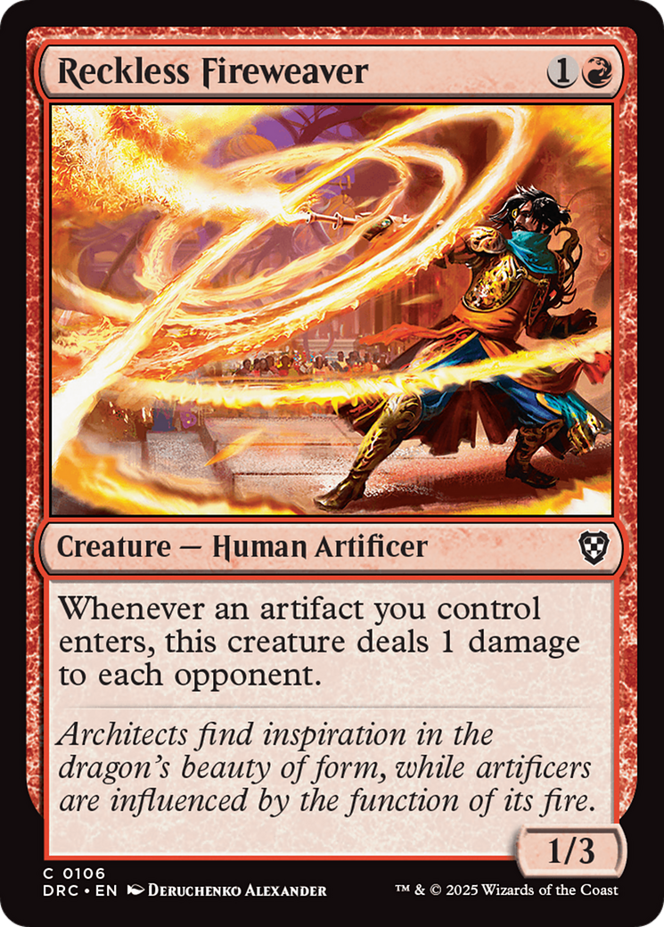 Reckless Fireweaver [Aetherdrift Commander] | Odin's Place