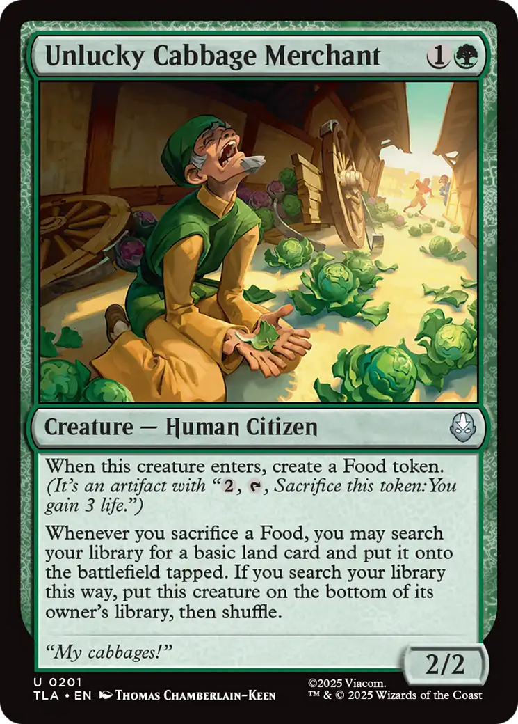 Unlucky Cabbage Merchant [Avatar: The Last Airbender] | Odin's Place