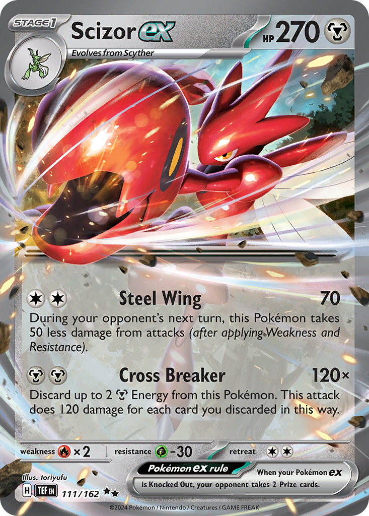 Scizor ex (111/162) [Scarlet & Violet: Temporal Forces] | Odin's Place