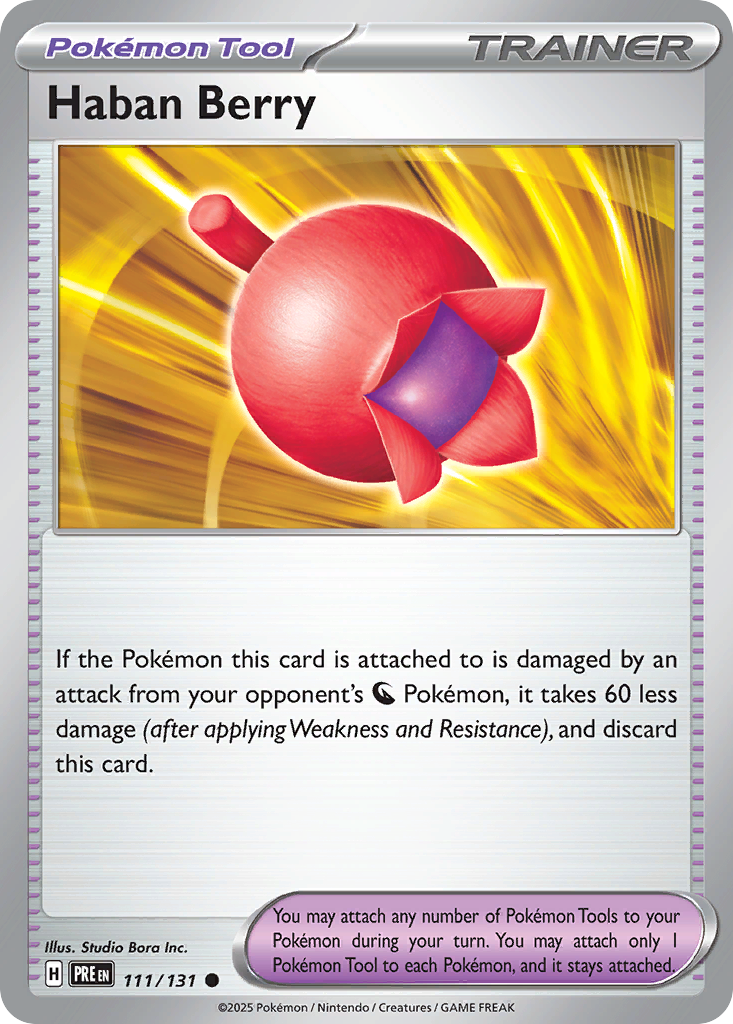 Haban Berry (111/131) (Poke Ball Pattern) [Scarlet & Violet: Prismatic Evolutions] | Odin's Place