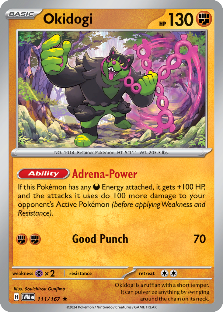 Okidogi (111/167) (Theme Deck Exclusive) [Scarlet & Violet: Twilight Masquerade] | Odin's Place
