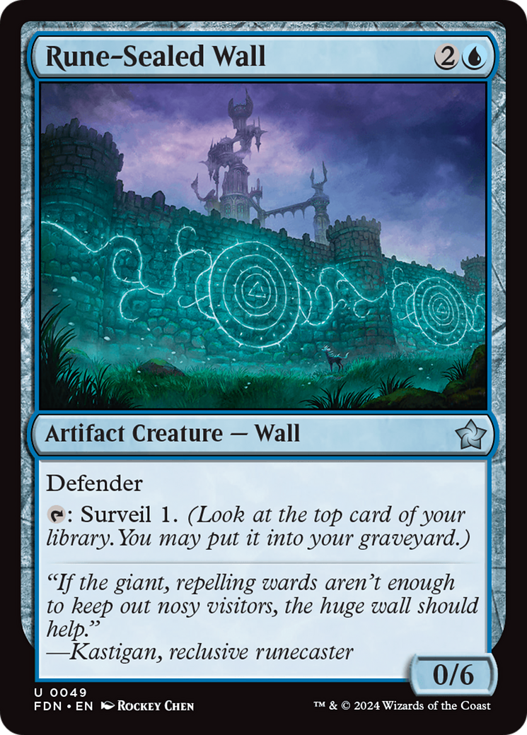 Rune-Sealed Wall [Foundations] | Odin's Place