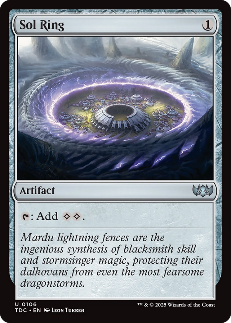 Sol Ring [Tarkir: Dragonstorm Commander] | Odin's Place