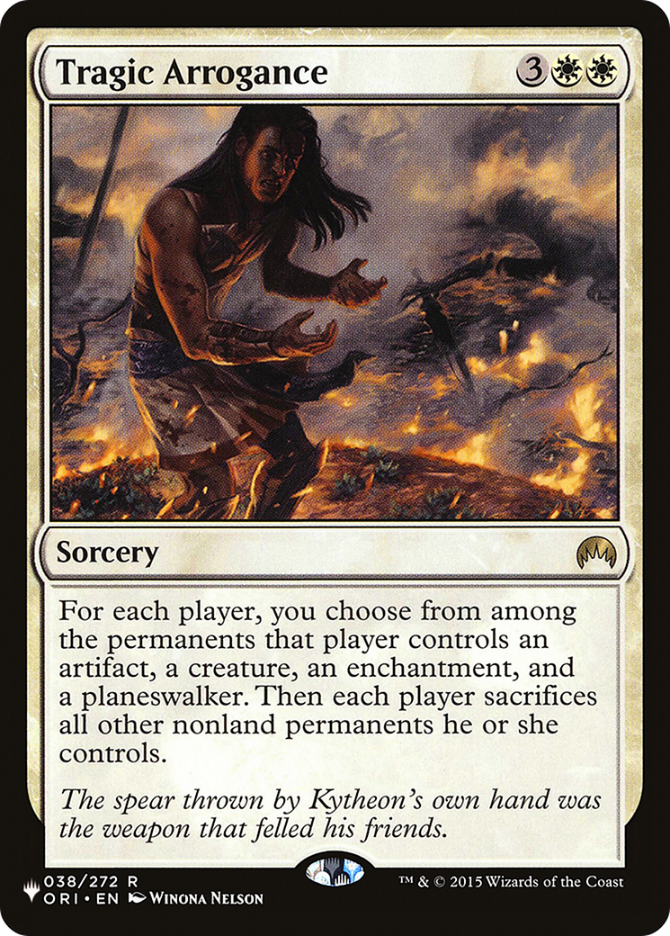 Tragic Arrogance [The List] | Odin's Place