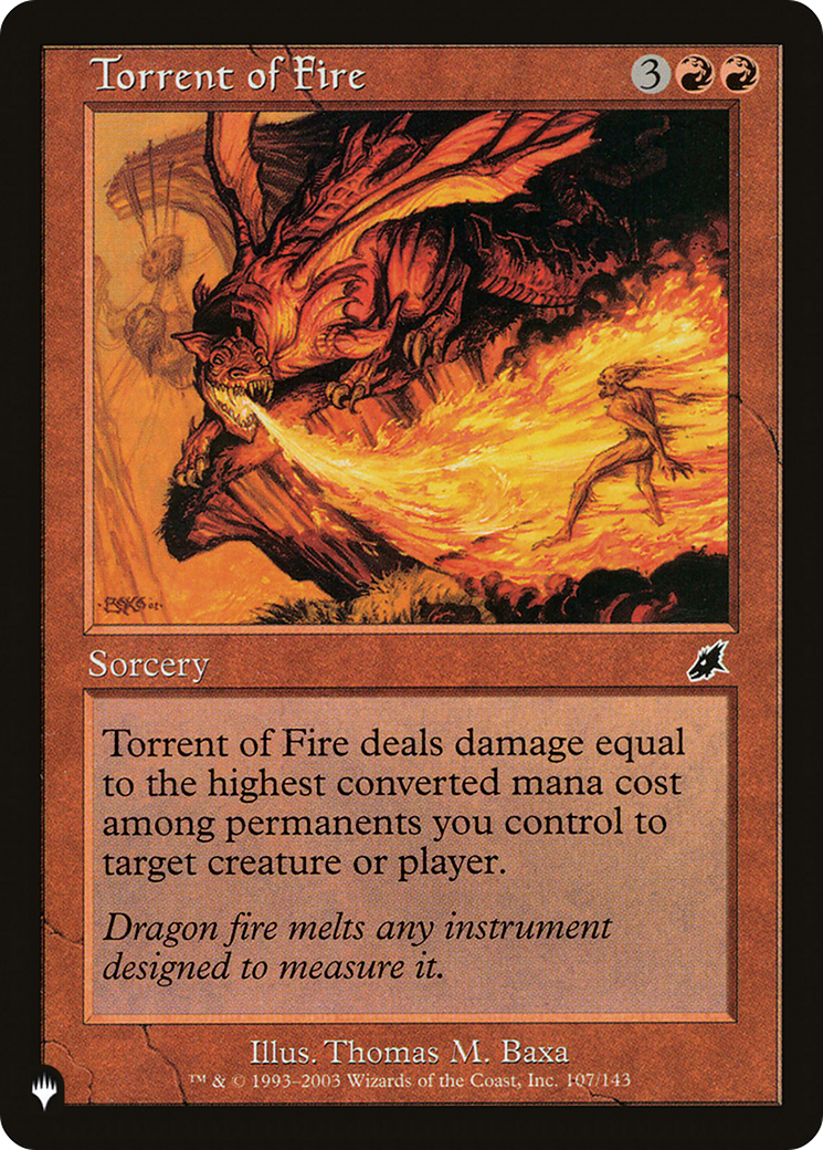 Torrent of Fire [The List] | Odin's Place