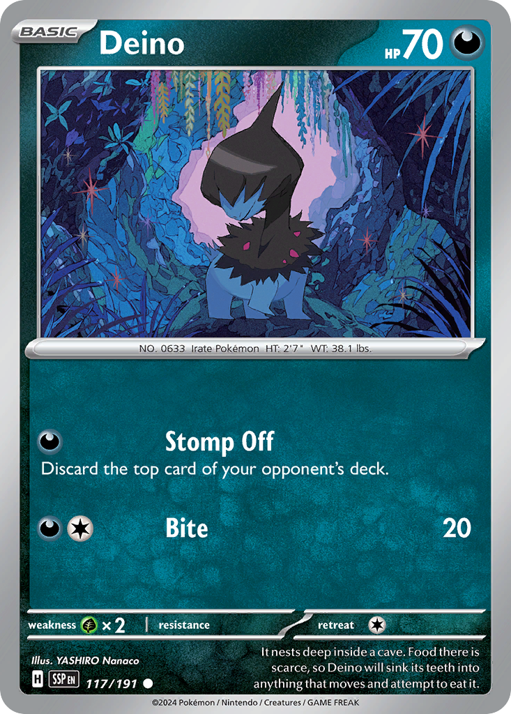 Deino (117/191) [Scarlet & Violet: Surging Sparks] | Odin's Place