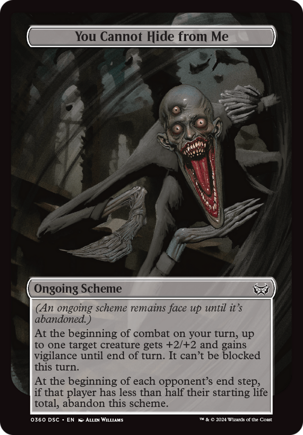 You Cannot Hide from Me (Full Art) [Duskmourn: Archenemy] | Odin's Place