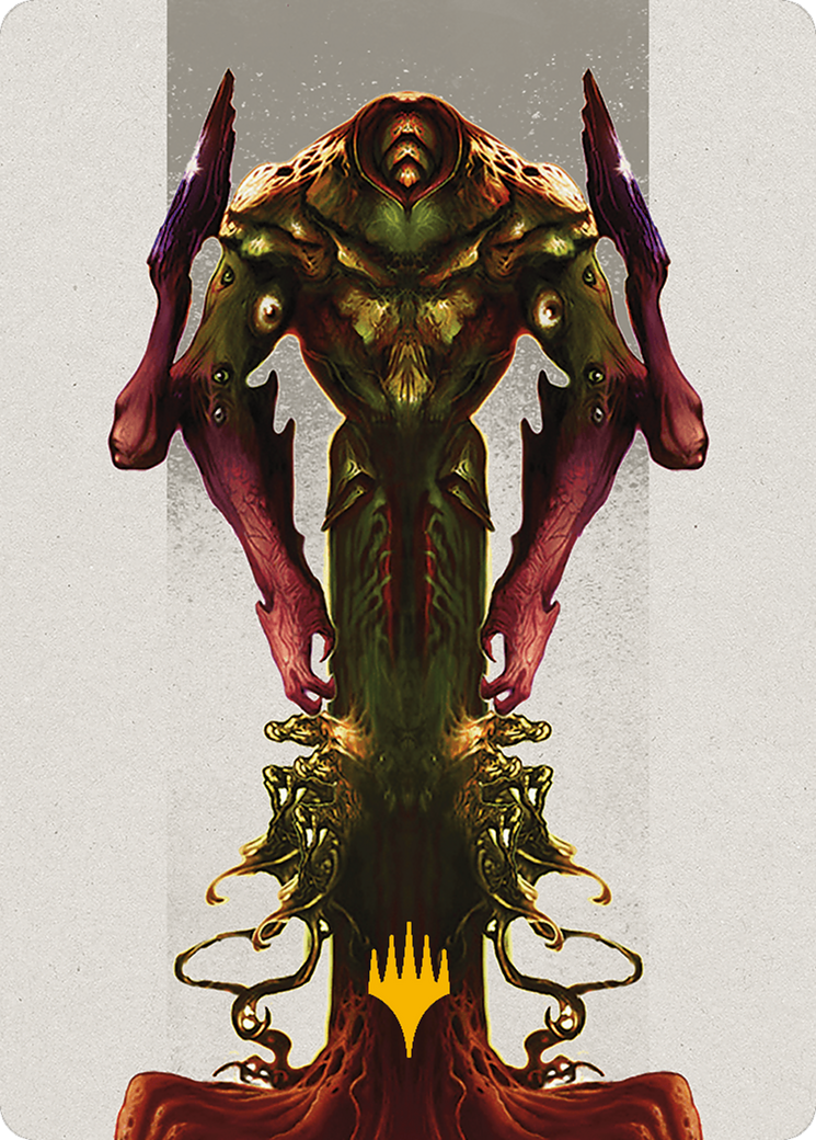 Kozilek, the Broken Reality Art Card (Gold-Stamped Planeswalker Symbol) [Modern Horizons 3 Art Series] | Odin's Place