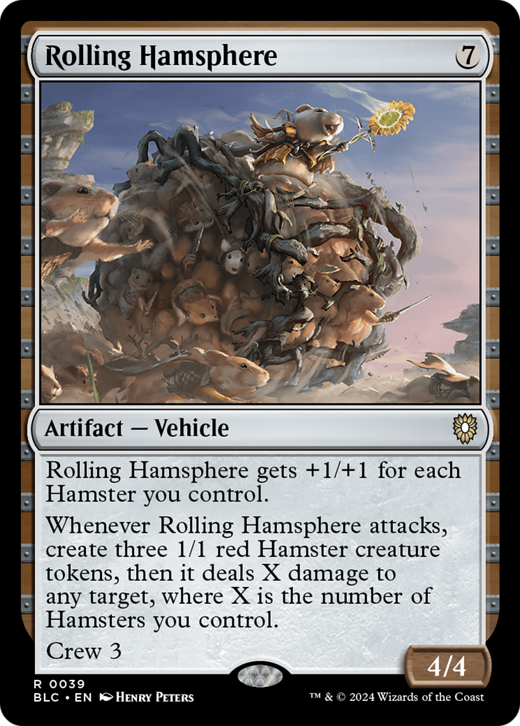 Rolling Hamsphere [Bloomburrow Commander] | Odin's Place