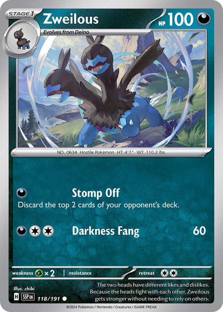 Zweilous (118/191) [Scarlet & Violet: Surging Sparks] | Odin's Place