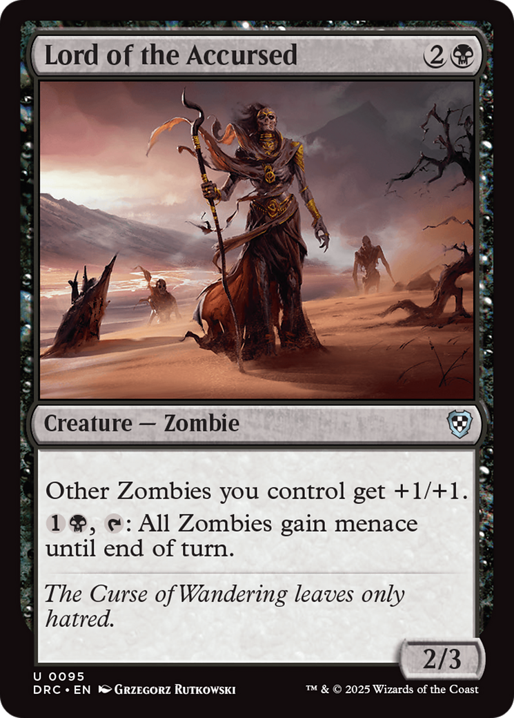 Lord of the Accursed [Aetherdrift Commander] | Odin's Place