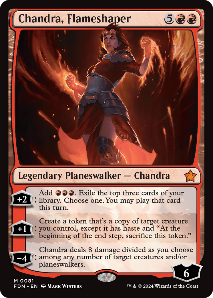 Chandra, Flameshaper [Foundations] | Odin's Place