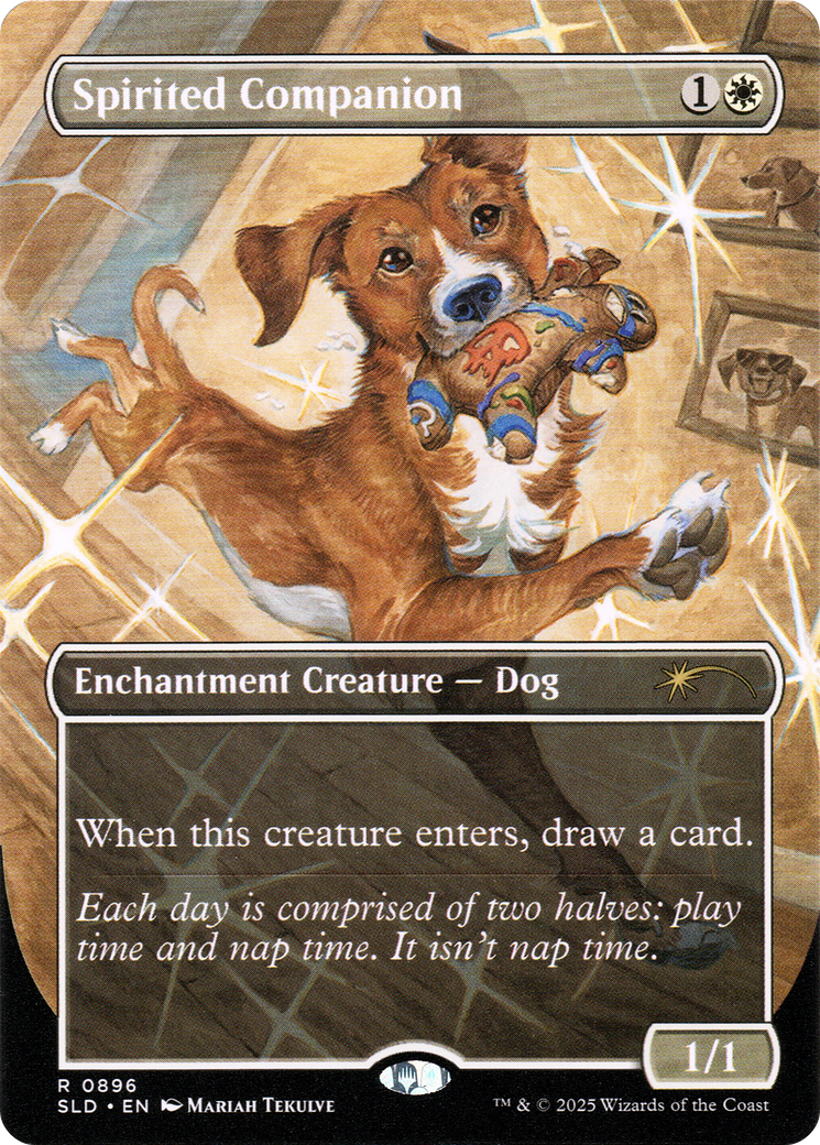 Spirited Companion (0896) (Rainbow Foil) [Secret Lair Drop Series] | Odin's Place