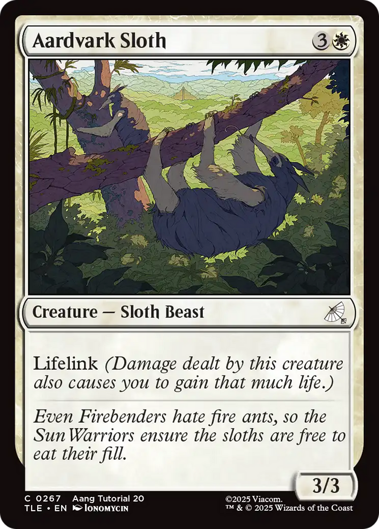 Aardvark Sloth (0267) [Avatar: The Last Airbender: Eternal-Legal] | Odin's Place