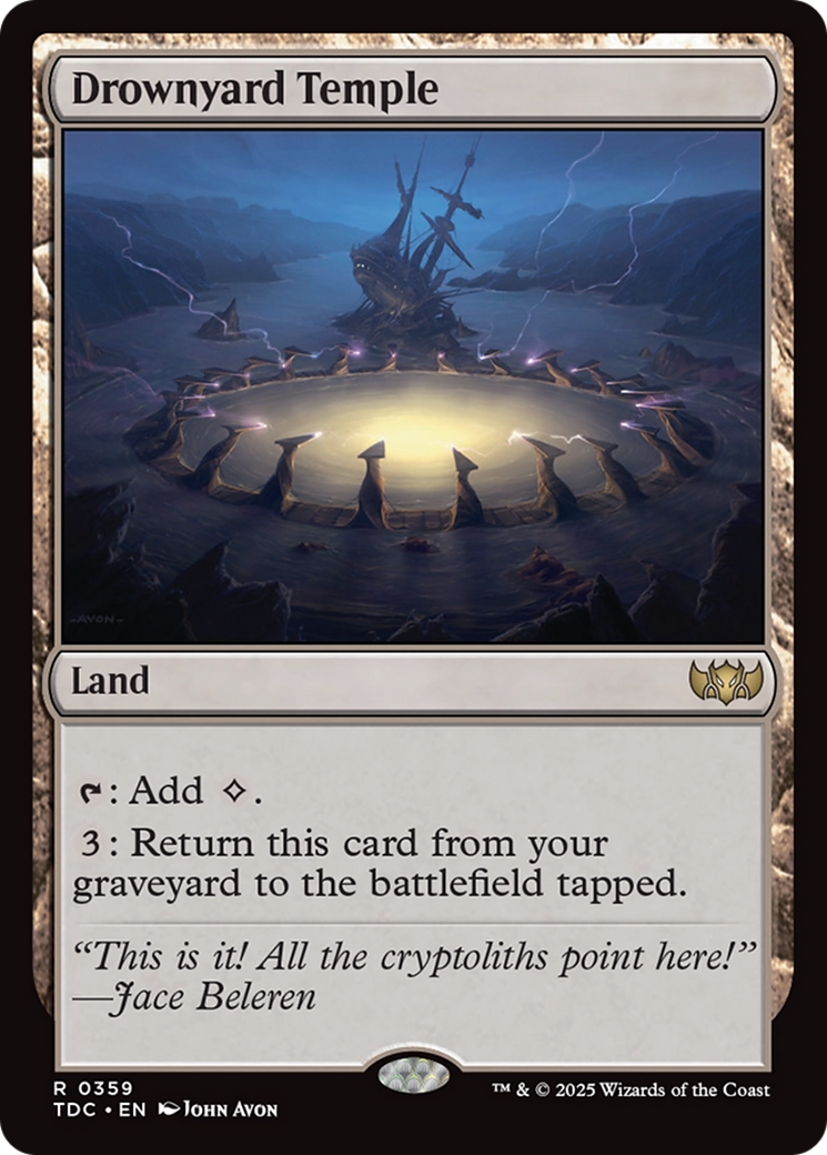 Drownyard Temple [Tarkir: Dragonstorm Commander] | Odin's Place