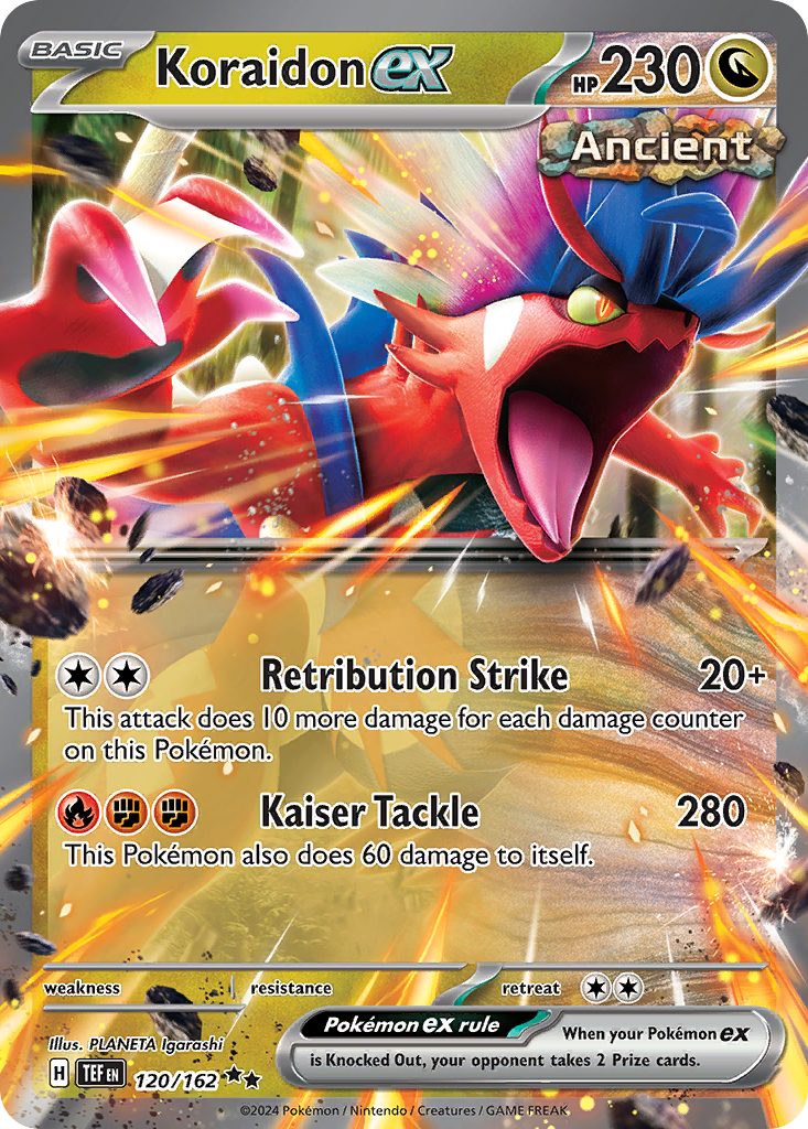 Koraidon ex (120/162) [Scarlet & Violet: Temporal Forces] | Odin's Place