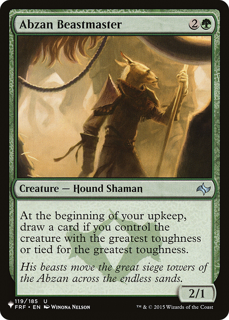 Abzan Beastmaster [The List] | Odin's Place