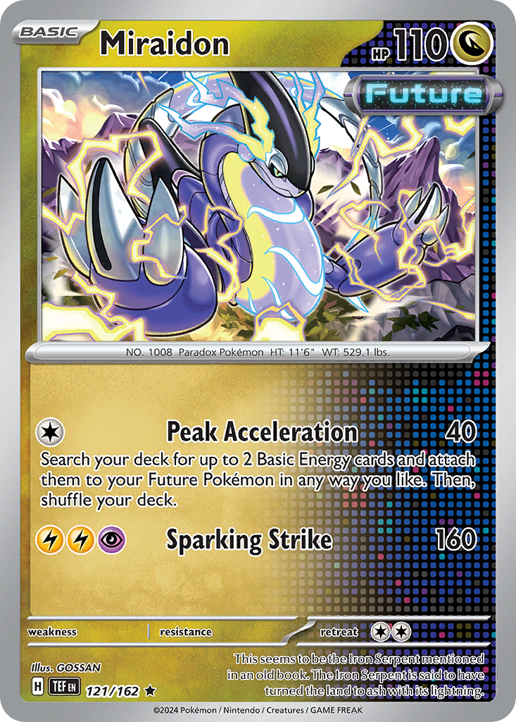 Miraidon (121/162) (Theme Deck Exclusive) [Scarlet & Violet: Temporal Forces] | Odin's Place