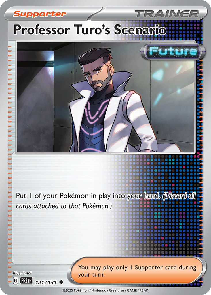 Professor Turo's Scenario (121/131) (Poke Ball Pattern) [Scarlet & Violet: Prismatic Evolutions] | Odin's Place
