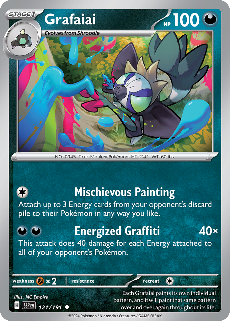 Grafaiai (121/191) [Scarlet & Violet: Surging Sparks] | Odin's Place