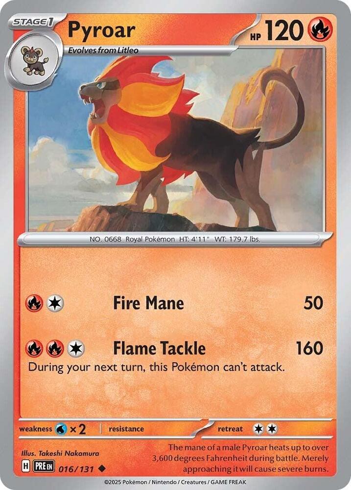 Pyroar (016/131) [Scarlet & Violet: Prismatic Evolutions] | Odin's Place