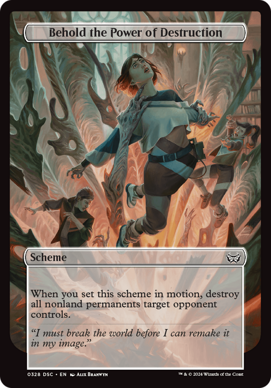 Behold the Power of Destruction (Full Art) [Duskmourn: Archenemy] | Odin's Place