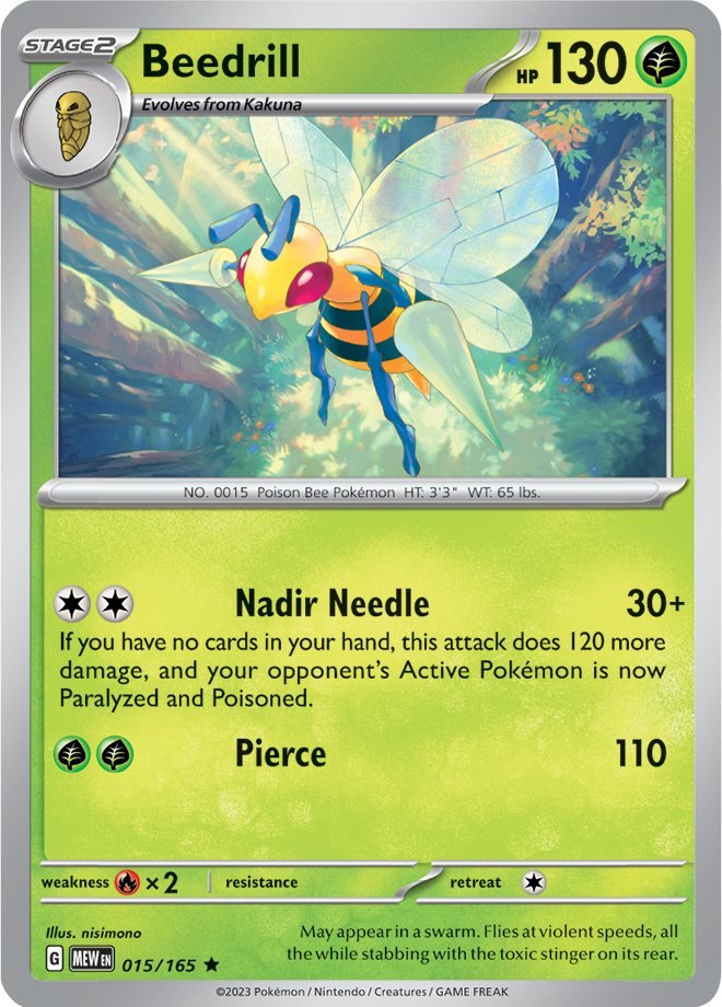 Beedrill (015/165) [Scarlet & Violet 151] | Odin's Place