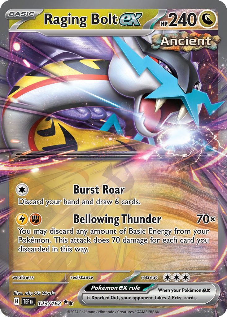 Raging Bolt ex (123/162) [Scarlet & Violet: Temporal Forces] | Odin's Place