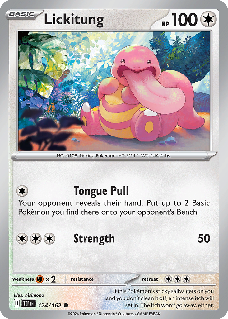 Lickitung (124/162) [Scarlet & Violet: Temporal Forces] | Odin's Place