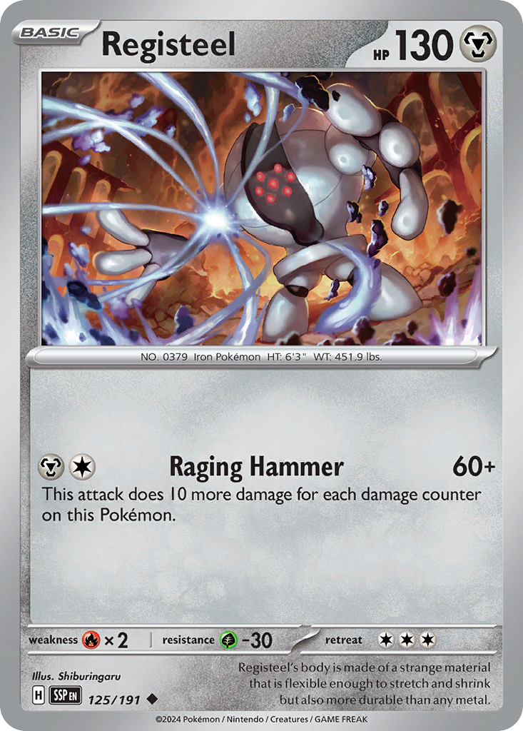 Registeel (125/191) [Scarlet & Violet: Surging Sparks] | Odin's Place