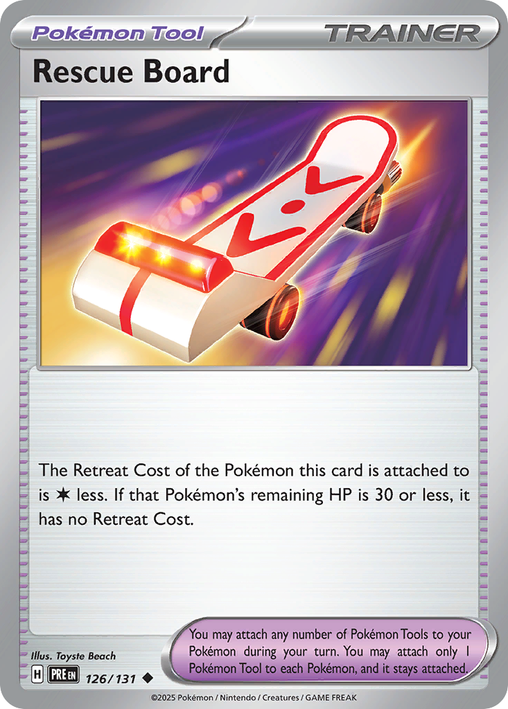 Rescue Board (126/131) (Poke Ball Pattern) [Scarlet & Violet: Prismatic Evolutions] | Odin's Place