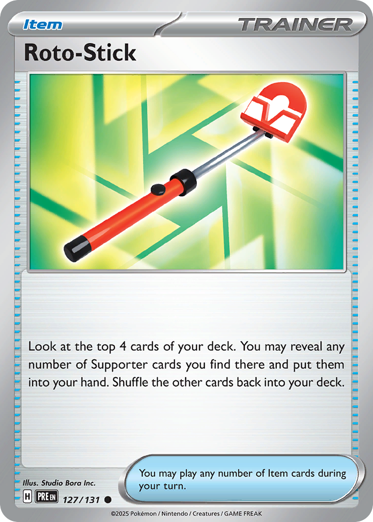Roto-Stick (127/131) (Poke Ball Pattern) [Scarlet & Violet: Prismatic Evolutions] | Odin's Place