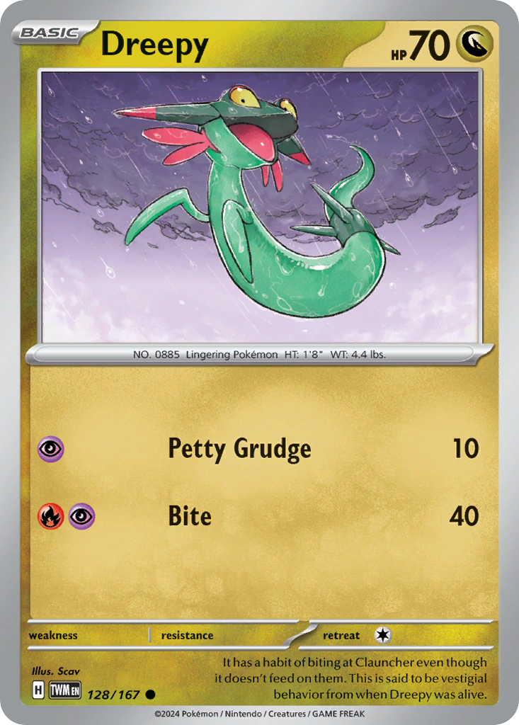 Dreepy (128/167) [Scarlet & Violet: Twilight Masquerade] | Odin's Place