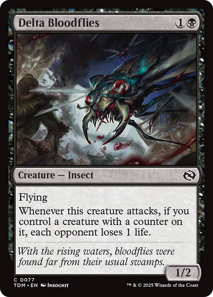 Delta Bloodflies [Tarkir: Dragonstorm] | Odin's Place