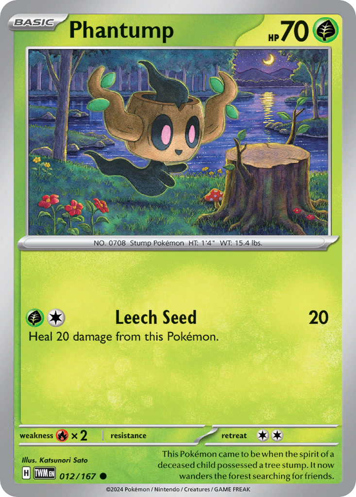 Phantump (012/167) [Scarlet & Violet: Twilight Masquerade] | Odin's Place