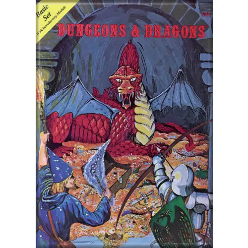 Dungeons & Dragons Basic Set Magnet 2.5" X 3.5" | Odin's Place