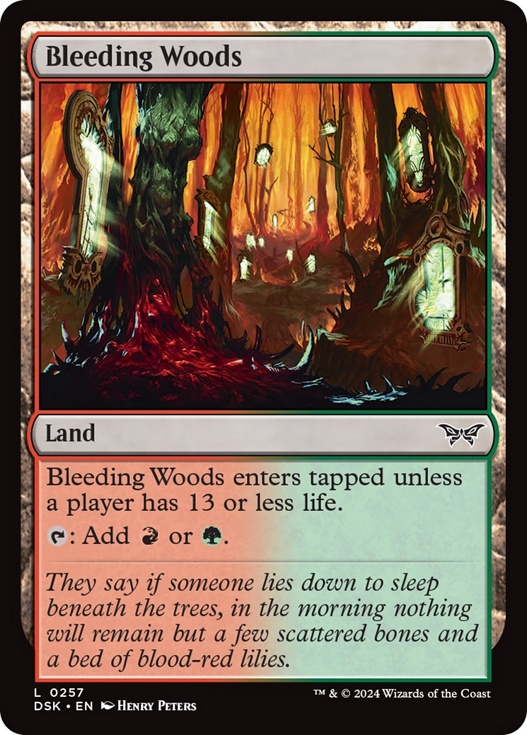 Bleeding Woods [Duskmourn: House of Horror] | Odin's Place