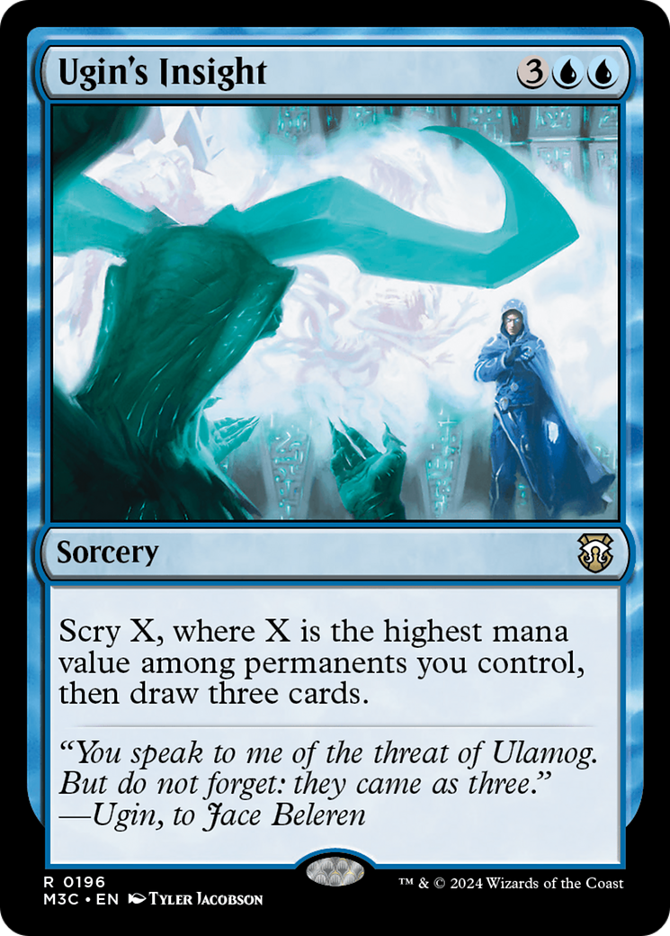 Ugin's Insight (Ripple Foil) [Modern Horizons 3 Commander] | Odin's Place