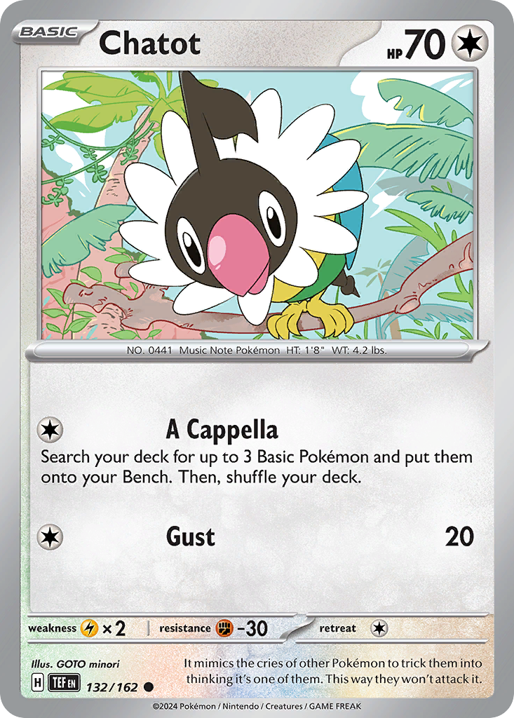 Chatot (132/162) [Scarlet & Violet: Temporal Forces] | Odin's Place