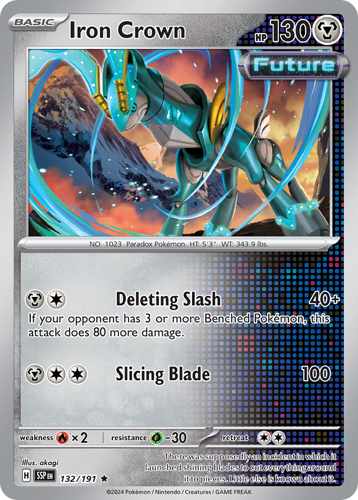 Iron Crown (132/191) [Scarlet & Violet: Surging Sparks] | Odin's Place