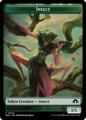 Insect // Energy Reserve Double-Sided Token [Modern Horizons 3 Tokens] | Odin's Place