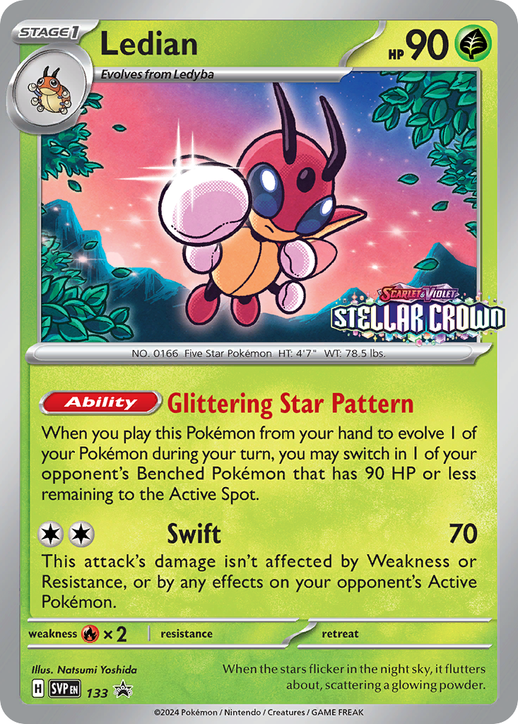 Ledian (003/142) [Scarlet & Violet: Stellar Crown] | Odin's Place